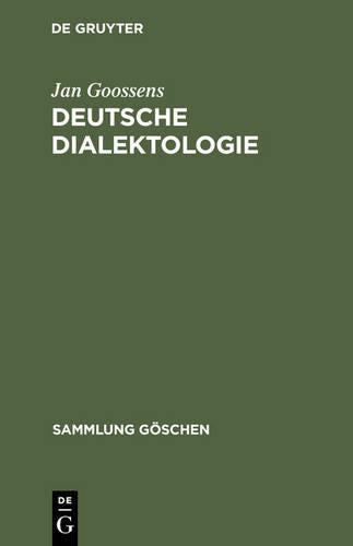 Deutsche Dialektologie (Sammlung Göschen, 2205) (German Edition