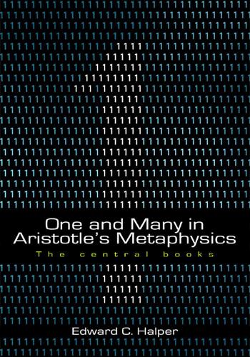 One and Many in Aristotle's Metaphysics: The Central Books