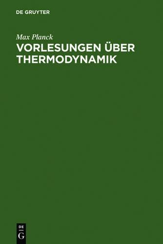 Vorlesungen über Thermodynamik (German Edition