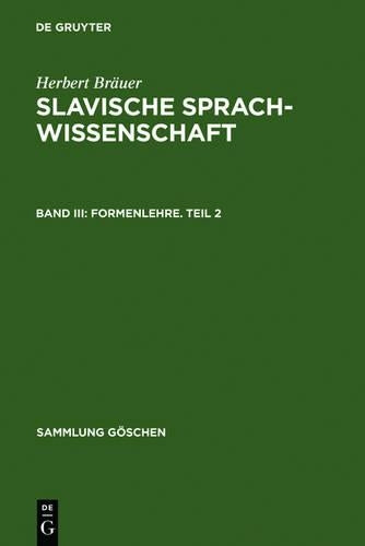 Formenlehre. Teil 2 (Sammlung Göschen, 1236/a/b) (German Edition
