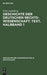 Geschichte der Deutschen Rechtswissenschaft. Text, Halbband 1 (Geschichte der Wissenschaften in Deutschland, 18, 3.1) (German Edition