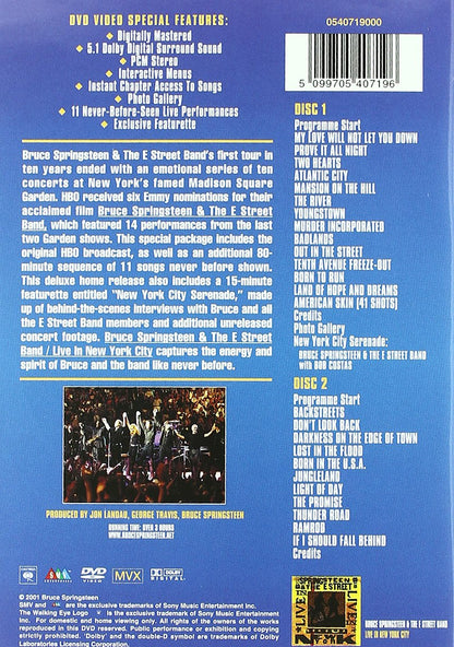 Live In New York City, Bruce Springsteen And The E Street Band: Live In New York City, Bruce Springsteen and The E Street Band: Live in New York City