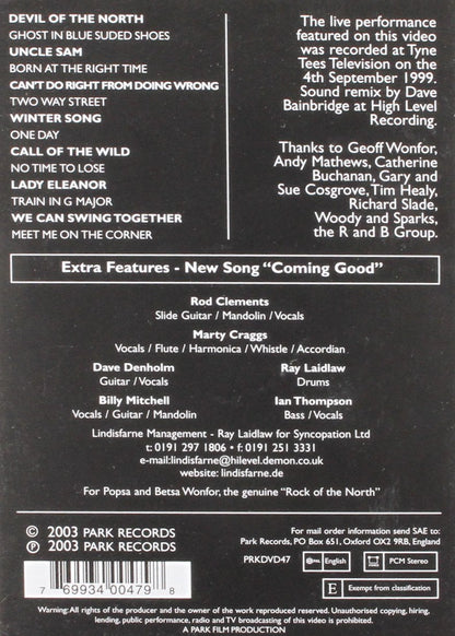 Rock Of The North (LINDISFARNE) PRKDVD 47