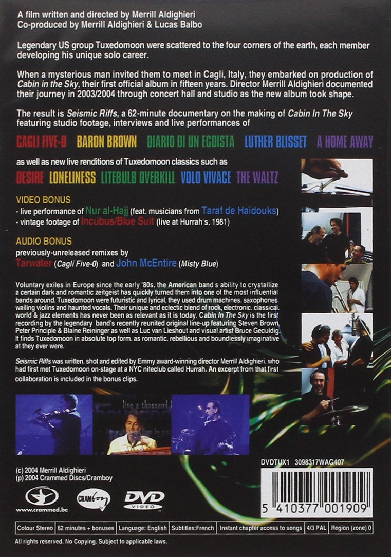 TUXEDOMOON - SEISMIS RIFFS -DVD (1 DVD