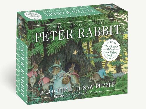 The Classic Tale of Peter Rabbit 200-Piece Jigsaw Puzzle and   Book