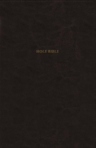 NKJV, Thinline Bible, Leathersoft, Black, Red Letter, Comfort Print