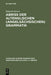 Abriss der altenglischen (angelsächsischen) Grammatik (Sammlung kurzer Grammatiken germanischer Dialekte. C: Abrisse, 2) (German Edition