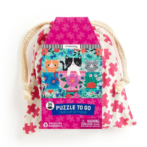 Teacup Kittens 36 Piece Puzzle to Go