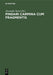 Pindari Carmina cum Fragmentis (Latin Edition