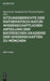 Sitzungsberichte der Mathematisch-Naturwissenschaftlichen Abteilung der Bayerischen Akademie der Wissenschaften zu München. Heft 1/1926 (German Edition