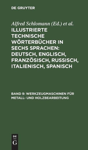 Werkzeugmaschinen für Metall- und Holzbearbeitung (German Edition