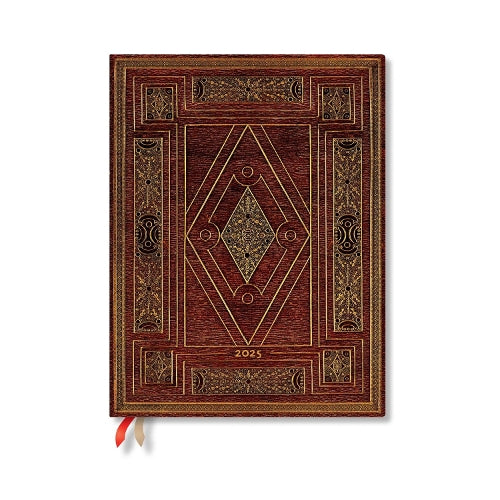 First Folio (Shakespeare’s Library) Ultra 13-month Teacher's Planner Softcover Flexi Dayplanner 2025 (Elastic Band Closure)