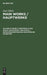 Writings in the Social Philosophy and Ethics / Sozialphilosophische und ethische Schriften (Main Works / Hauptwerke