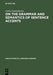 On the Grammar and Semantics of Sentence Accents (Publications in Language Sciences, 16
