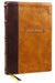 KJV Holy Bible with Apocrypha and 73,000 Center-Column Cross References, Brown Leathersoft, Red Letter, Comfort Print (Thumb Indexed): King James Version
