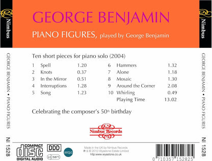 George Benjamin: Piano Figures: Ten Short Pieces for Piano
