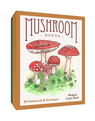Mushroom Notes: 20 Notecards and Envelopes