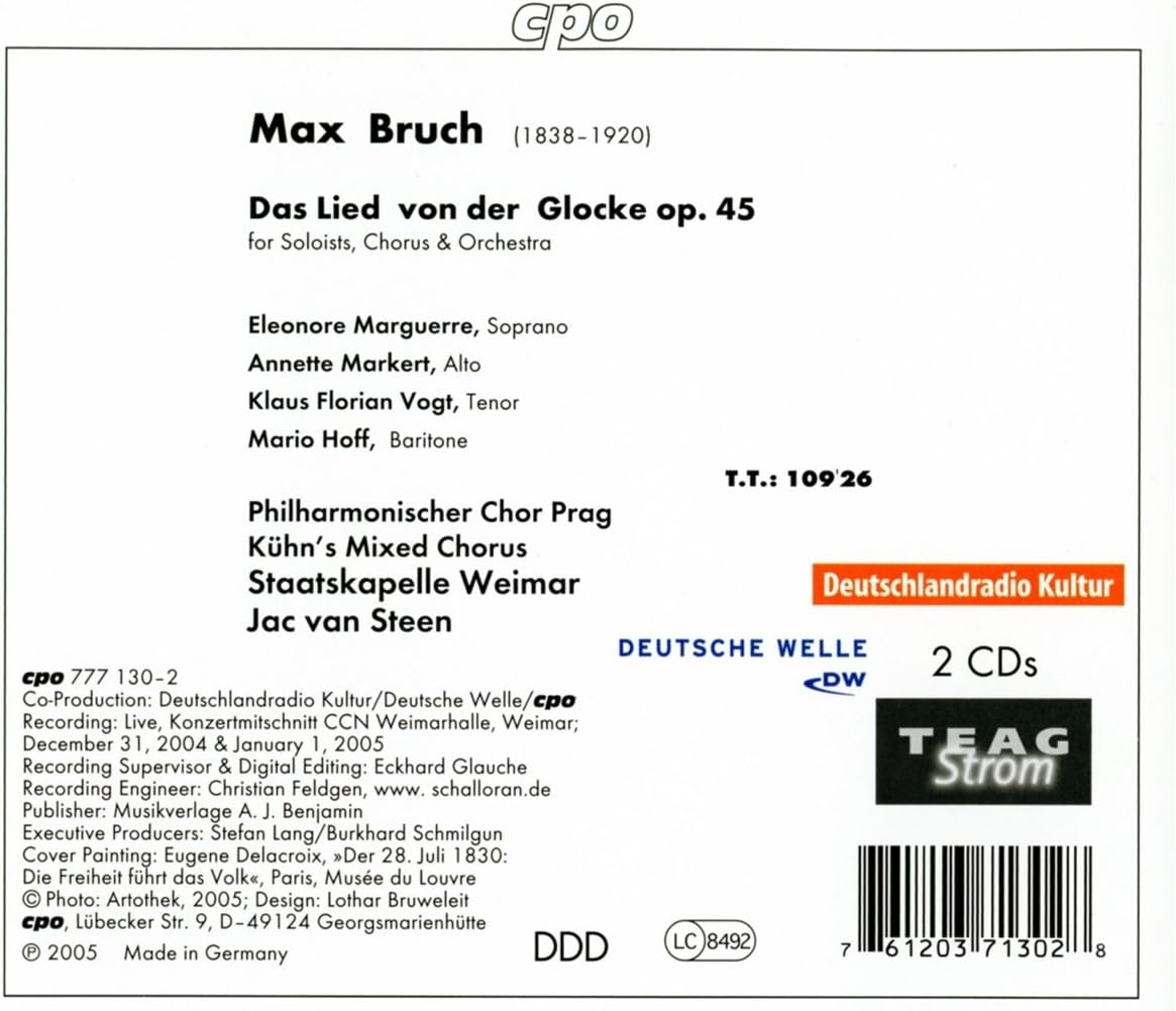 Das Lied Von Der Glocke (Steen, Philarmonischer Chor Prag)