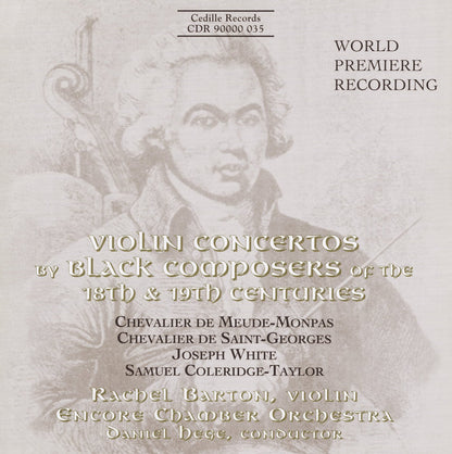 Violin Concertos By Black Composers (Barton)