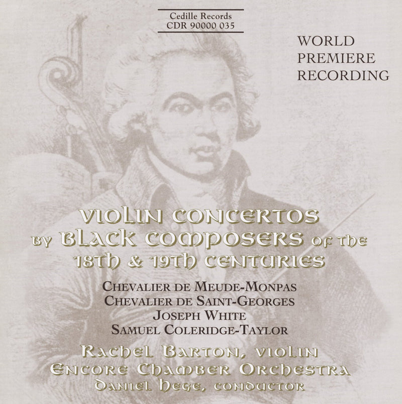 Violin Concertos By Black Composers (Barton)