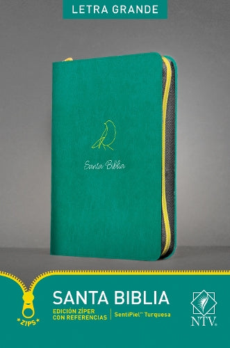 Santa Biblia Ntv, Edicii?1/2n Zi?1/2per Letra Grande Con Referencias