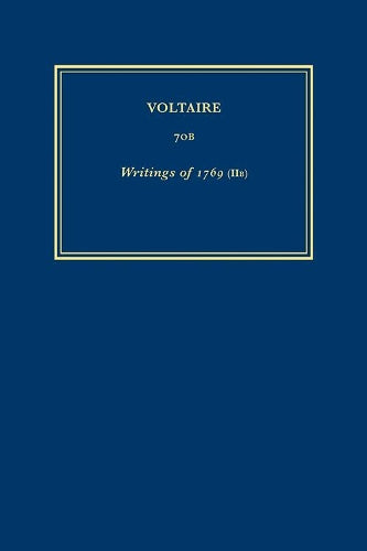 Œuvres complètes de Voltaire (Complete Works of Voltaire) 70B