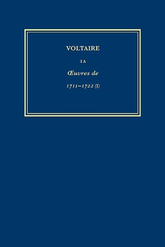 Œuvres complètes de Voltaire (Complete Works of Voltaire) 1A