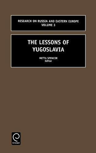 The Lessons of Yugoslavia