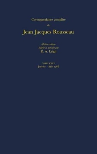 Correspondance complète de Rousseau (Complete Correspondence of Rousseau) 35