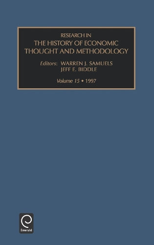 Research in the History of Economic Thought and Methodology