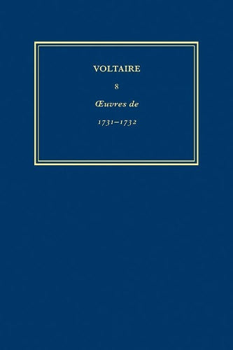 Œuvres complètes de Voltaire (Complete Works of Voltaire) 8