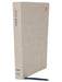 NET Bible, Thinline Large Print, Leathersoft, Stone, Thumb Indexed, Comfort Print