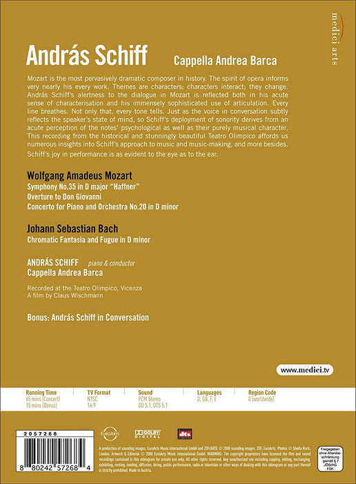 Andras Schiff and Cappella Andrea Barca: Mozart - Symphony 35/...