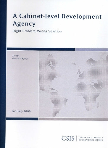 A Cabinet-level Development Agency