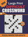 2024 Large Print Difficult Crossword Puzzle Book For Adults