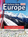 Europe Railway Map 2024 - Features Detailed Atlas for Switzerland and Austria - Designed for Eurail/Interrail Global Pass