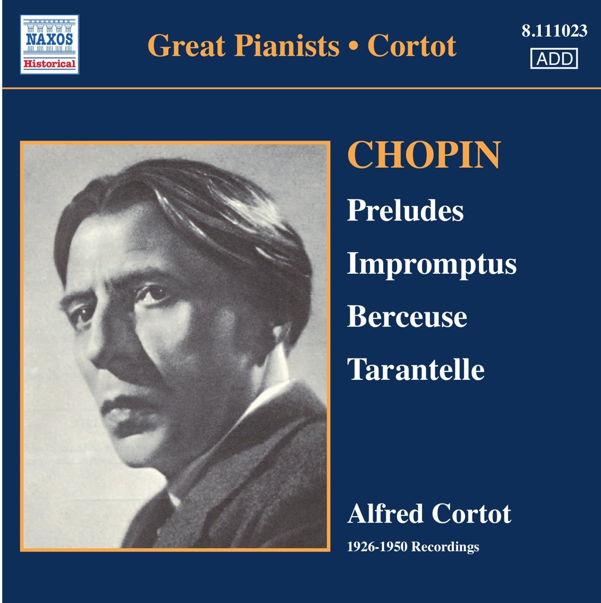 Preludes, Impromptus, Berceuse, Tarantelle (Cortot)