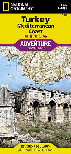 Turkey: Mediterranean Coast Map