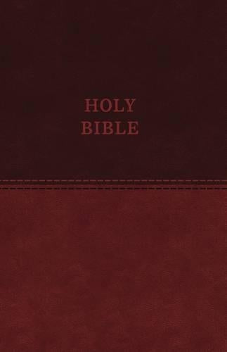 KJV Holy Bible: Value Thinline, Brown Leathersoft, Red Letter, Comfort Print: King James Version