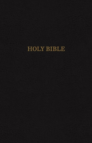 KJV Holy Bible: Thinline with Cross References, Black Bonded Leather, Red Letter, Comfort Print: King James Version