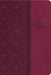 KJV Study Bible, Leathersoft, Red/Pink, Thumb Indexed, Red Letter
