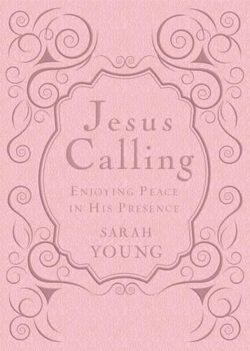 Jesus Calling, Pink Leathersoft, with Scripture References