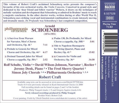 Violin Concerto (Craft, Philharmonia Orchestra)