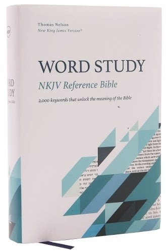 NKJV, Word Study Reference Bible, Hardcover, Red Letter, Thumb Indexed, Comfort Print