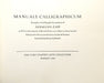Manuale Calligraphicum
