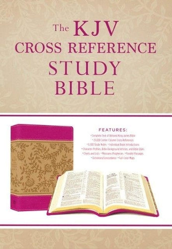 KJV Cross Reference Study Bible Compact [Peony Blossoms]