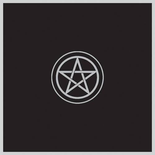 Tarot Cloth Pentacle Black Tp02