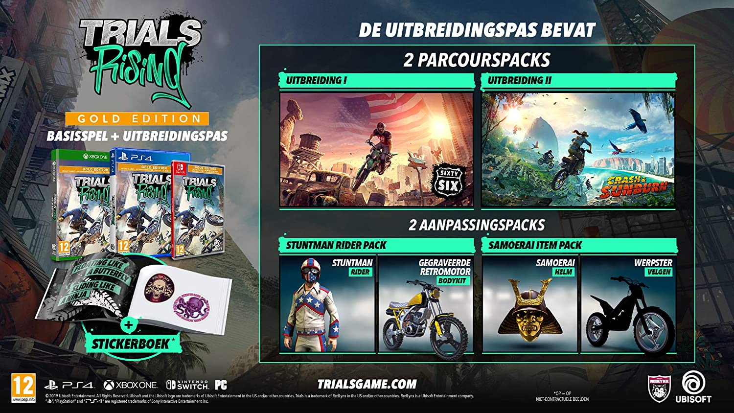 Trials Rising - Gold Edition - inclusief Uitbreidingspas (Xbox One