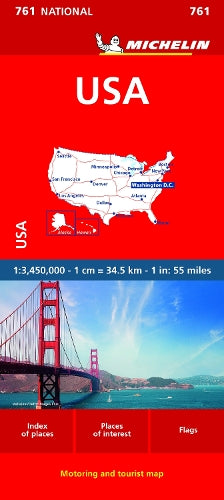 USA - Michelin National Map 761