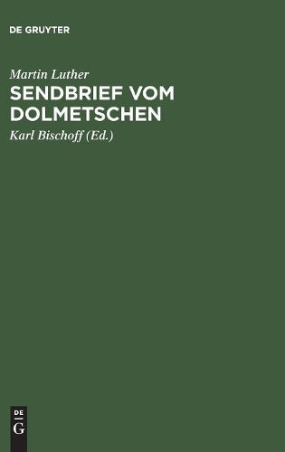 Sendbrief vom Dolmetschen (German Edition